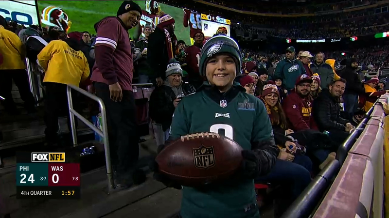 Illustration for article titled Eagles’ Third-String QB Throws Touchdown Pass, Negotiates With Kid To Get Football Back